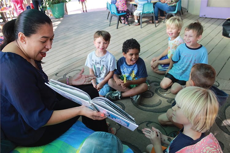 Teacher and Students