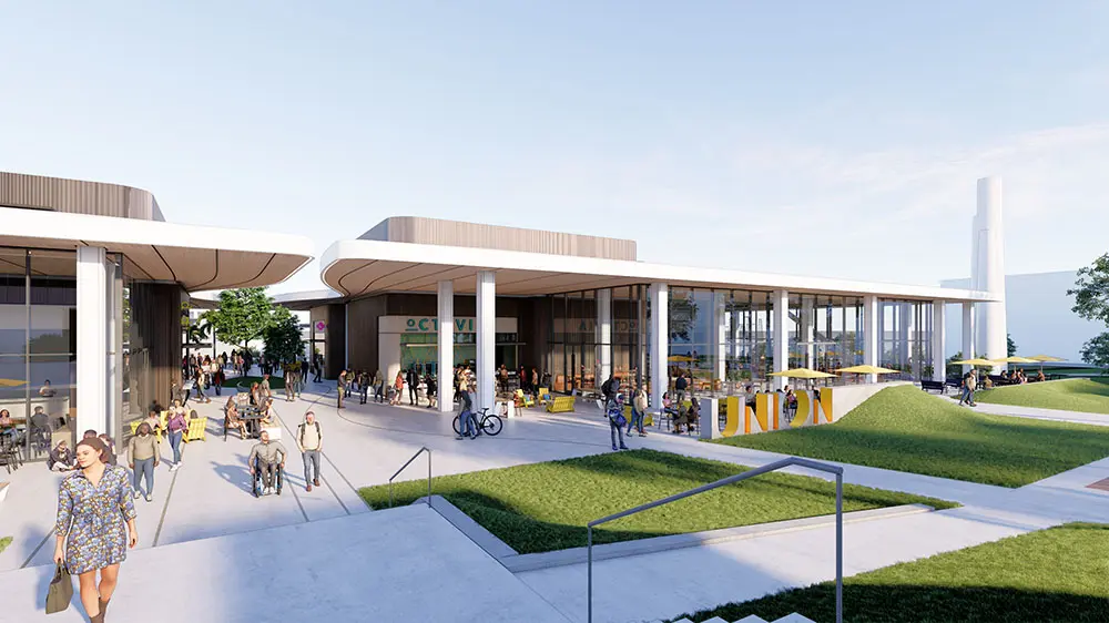 New Marketplace at South Entrance coming from Speaker's Platform