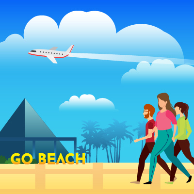 Wellness Walk Nov. 5 11 a.m. GO BEACH Sign