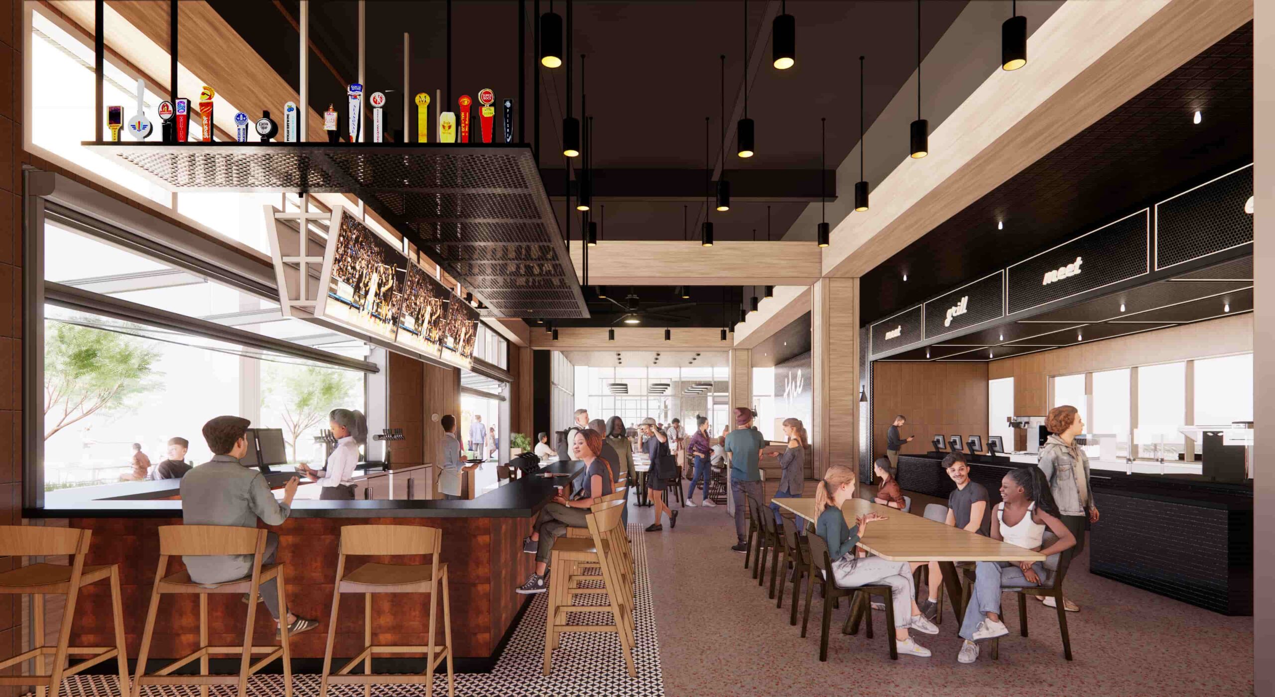 Nugget Interior facing East Entrance