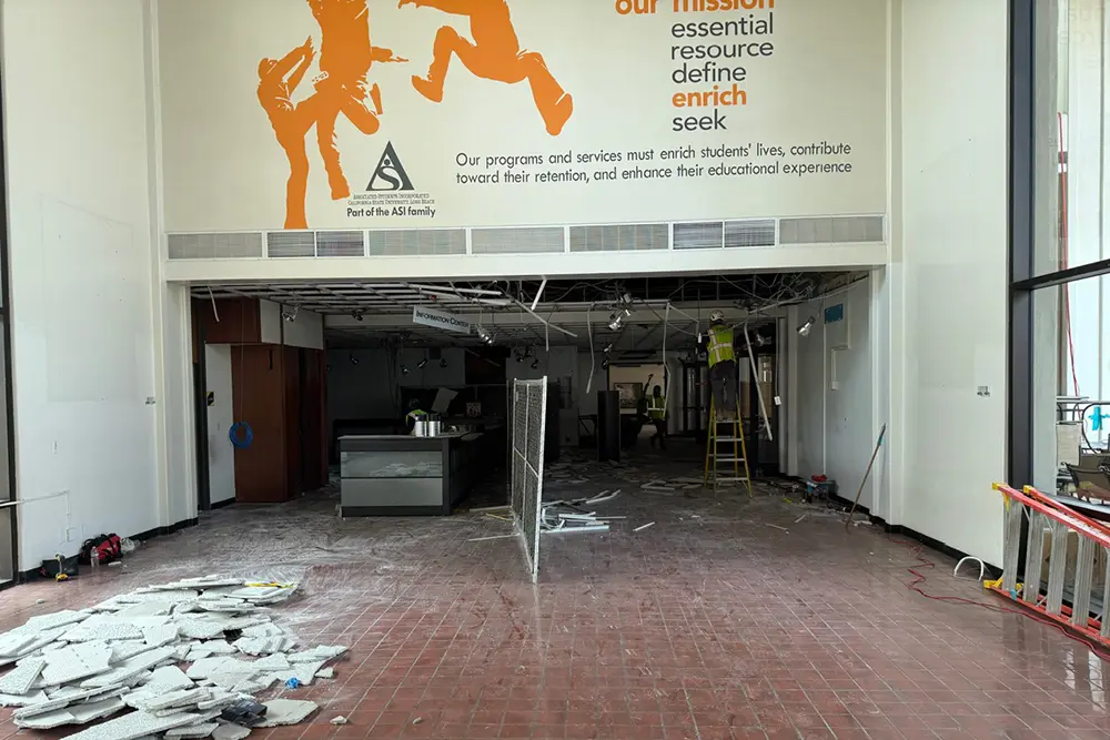 East Entrance facing Info Desk